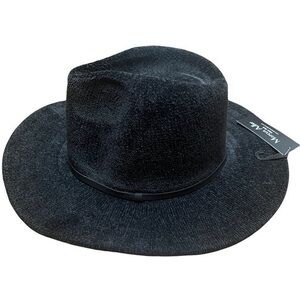 Marcus Adler New York The Hillary Hat - Black with Black Trim - NWT